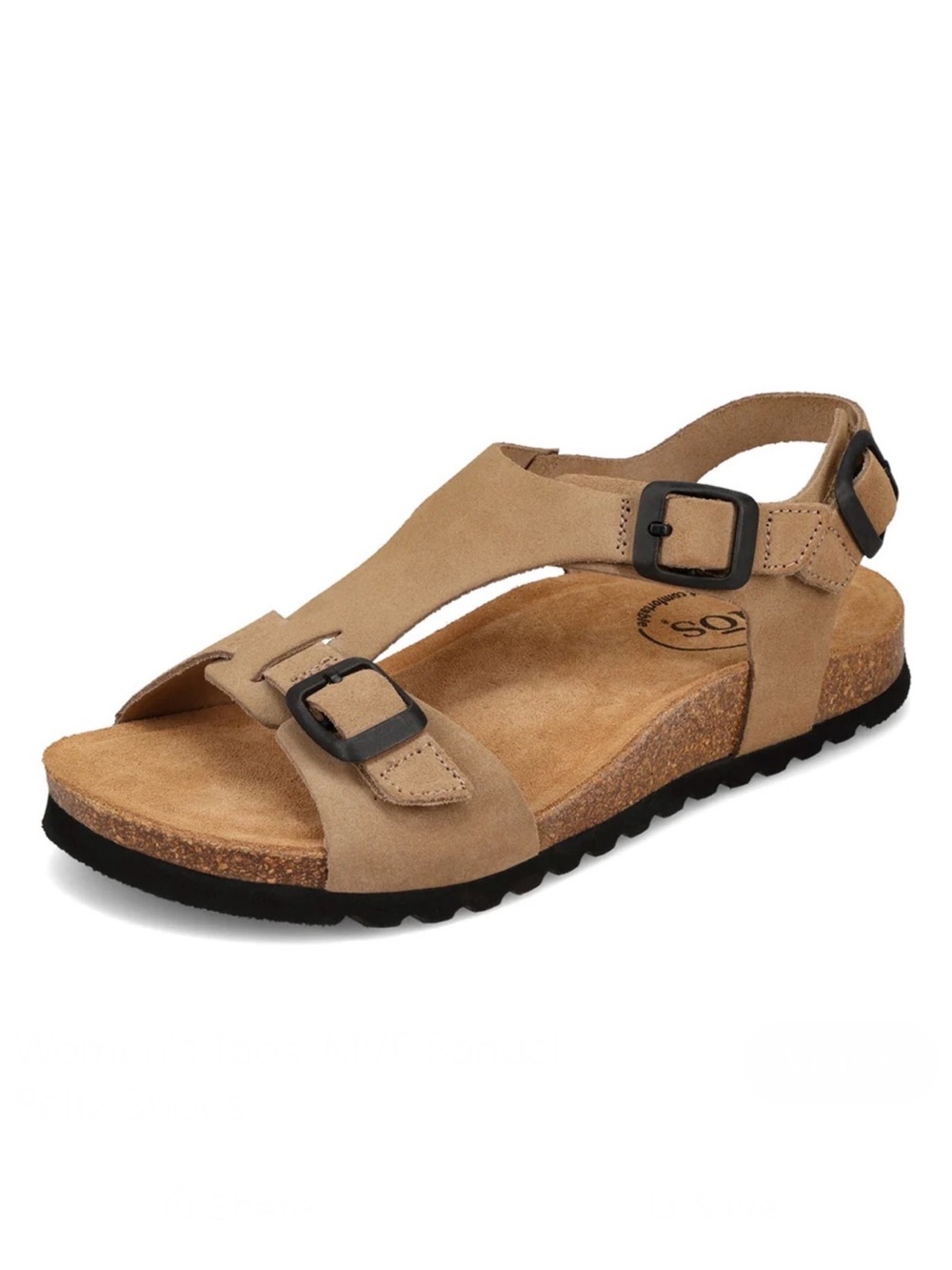 Taos Footwear MVP sandals soft suede leather arch support Sz 9